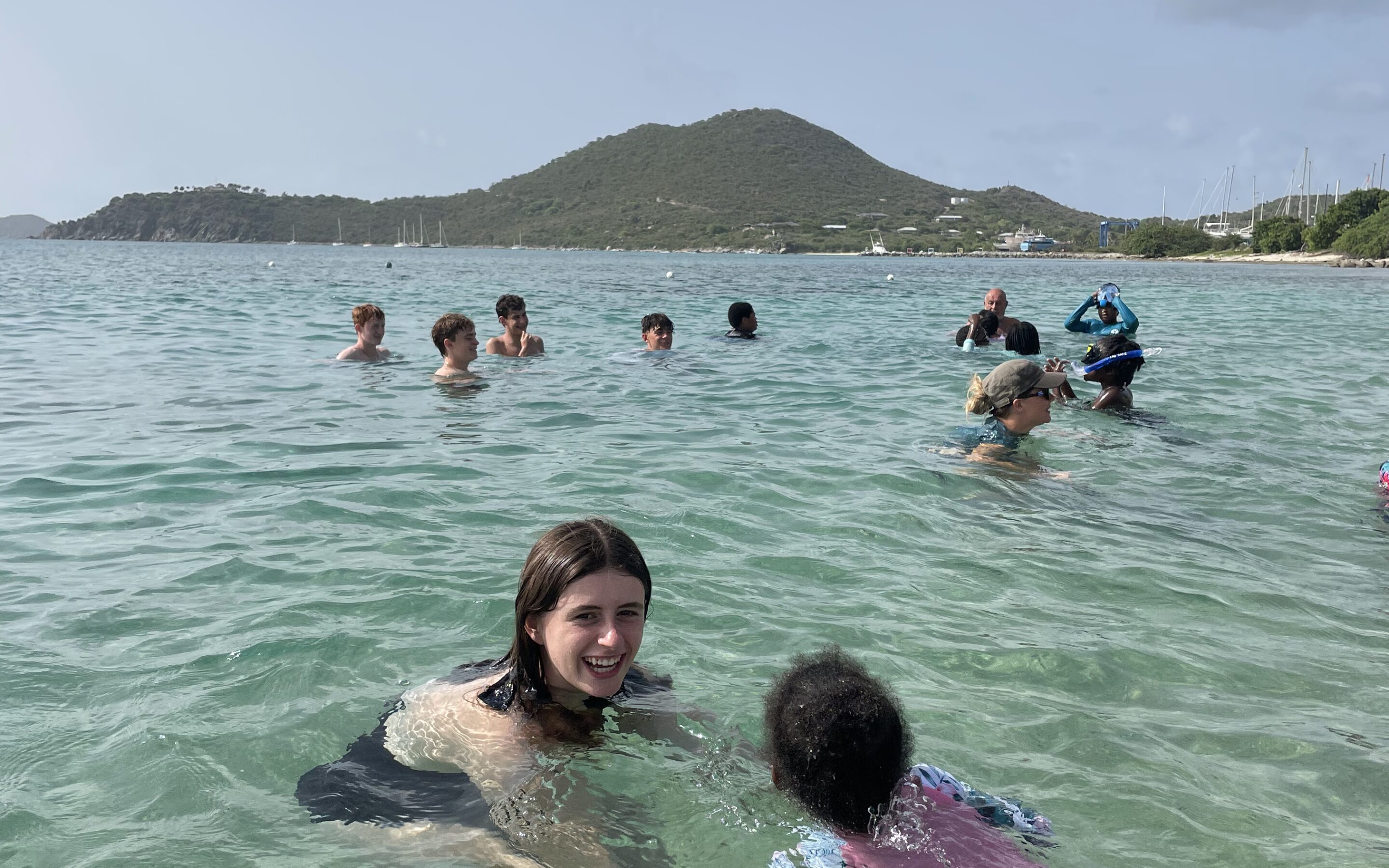 VISIONS BVI 2 Teaches swimming lessons!