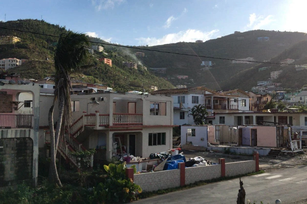 British Virgin Islands hurricane relief volunteer work