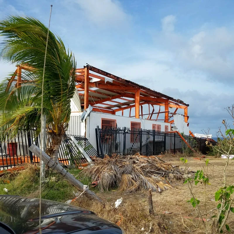 British Virgin Islands hurricane relief volunteer work