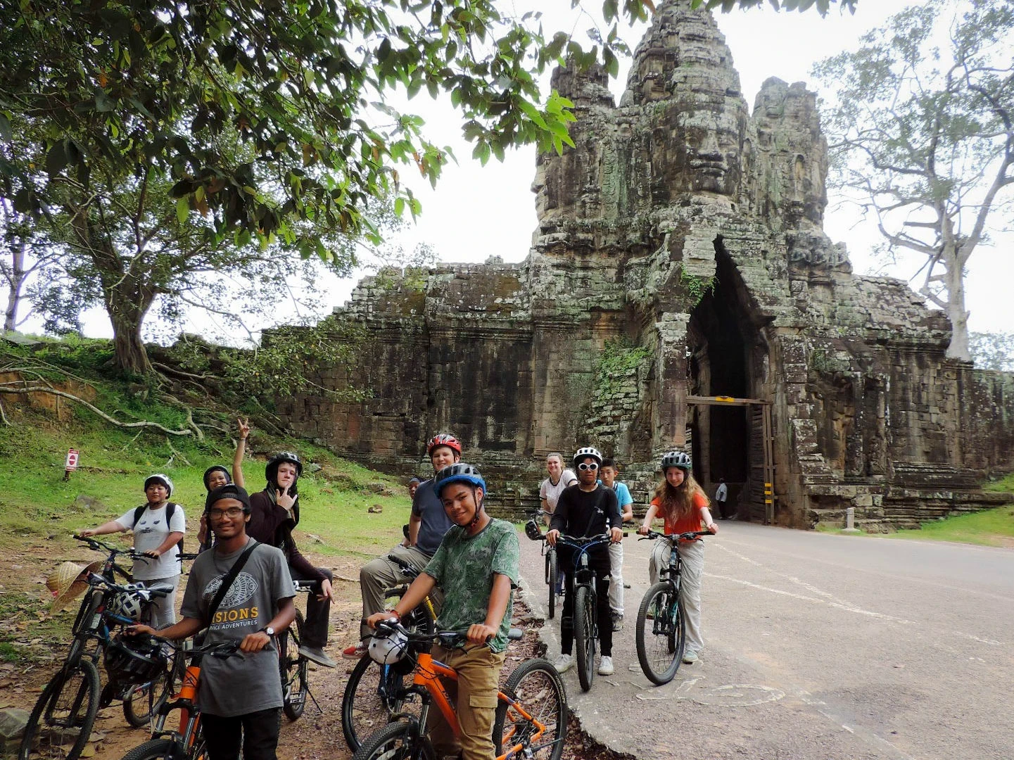 7 Questions to Ask When Choosing Summer Programs visions service adventures biking at Angkor Wat