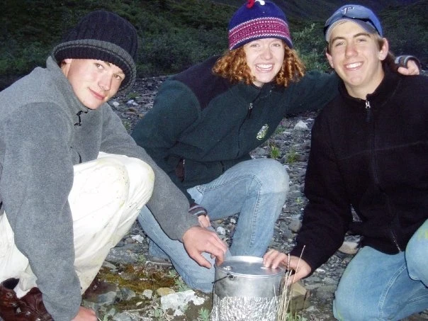 Antonia in Alaska with fellow VISIONS participants